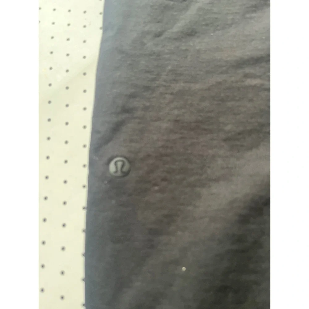 Lululemon Scuba High-Rise Jogger Black Cotton Blend Fleece Sweatpants Size 6